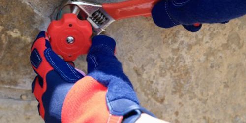 Plumbing fixtures are fixed