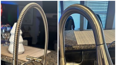 Before & After of New Sink Photo